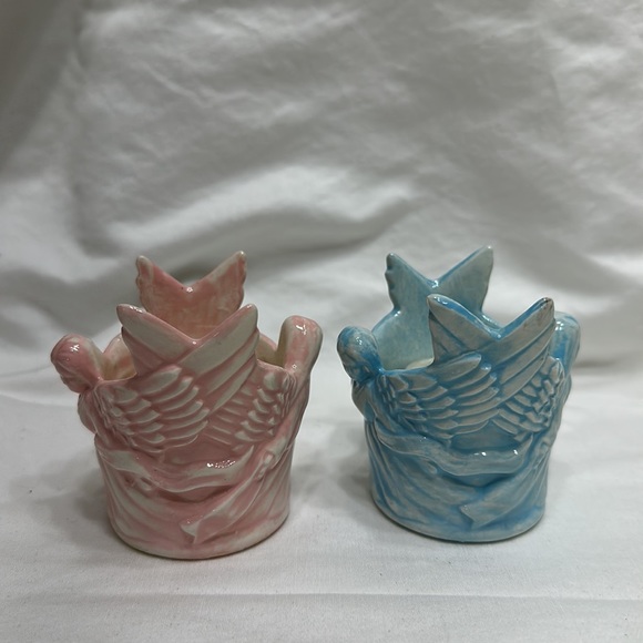 Angel candle holders - Picture 2 of 3